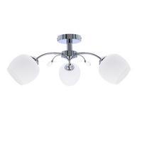 DECKENLEUCHTE Estar 54/54/23 cm   - Chromfarben, KONVENTIONELL, Metall (54/54/23cm)