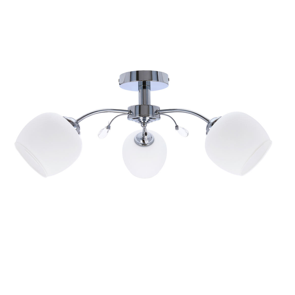 DECKENLEUCHTE Estar 54/54/23 cm   - Chromfarben, KONVENTIONELL, Metall (54/54/23cm)
