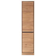 AKTENSCHRANK 45/198/40 cm  - Eiche Bianco, KONVENTIONELL, Holz/Holzwerkstoff (45/198/40cm) - Linea Natura