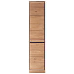 AKTENSCHRANK 45/198/40 cm  - Eiche Bianco, KONVENTIONELL, Holz/Holzwerkstoff (45/198/40cm) - Linea Natura