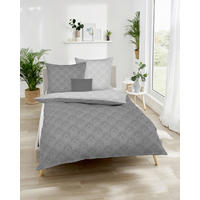 BETTWÄSCHE La Ville Makosatin 155/220 cm  - Schieferfarben, Design, Textil (155/220cm) - Kaeppel