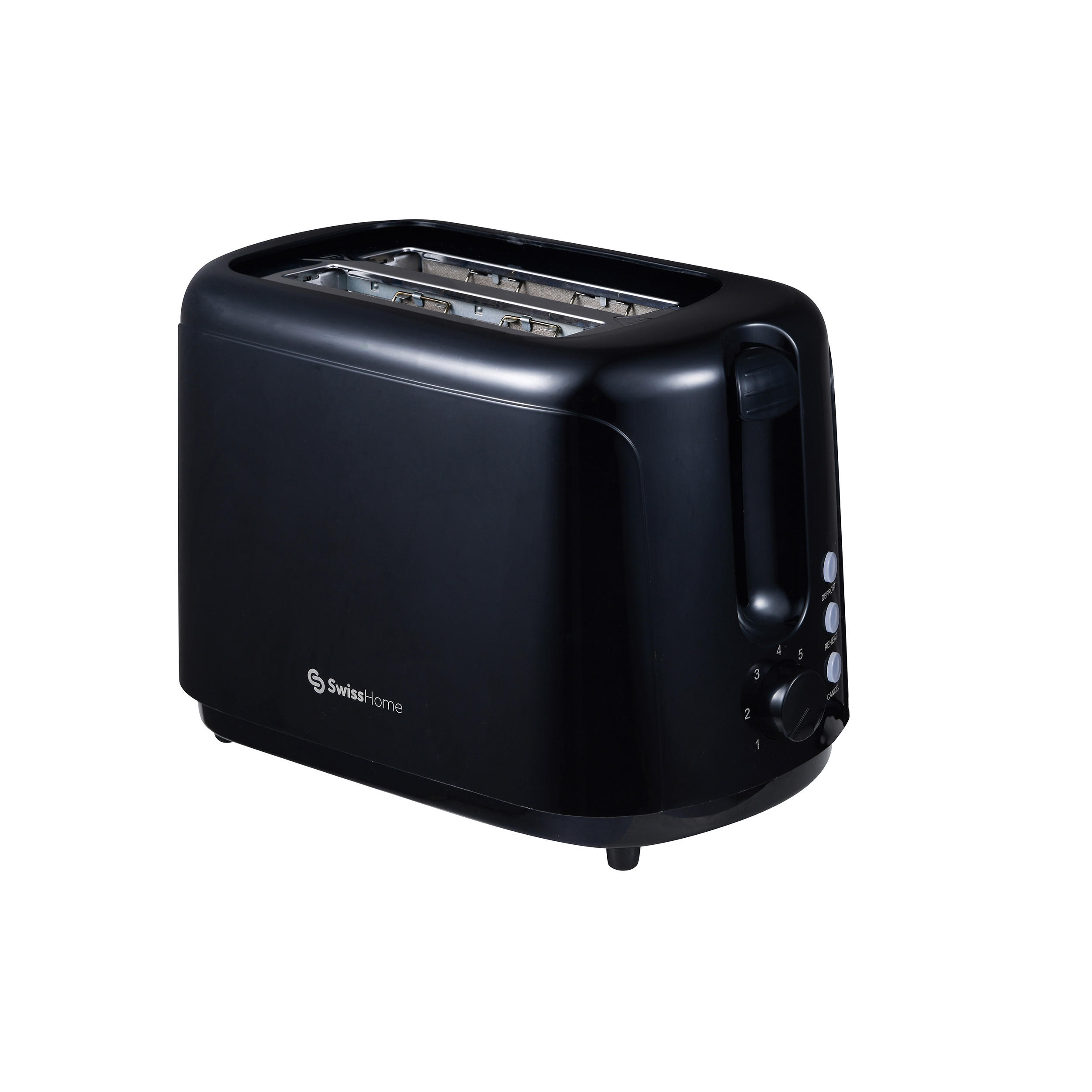 TOASTER  - Schwarz, Basics, Kunststoff (18,5/29,5/16cm)
