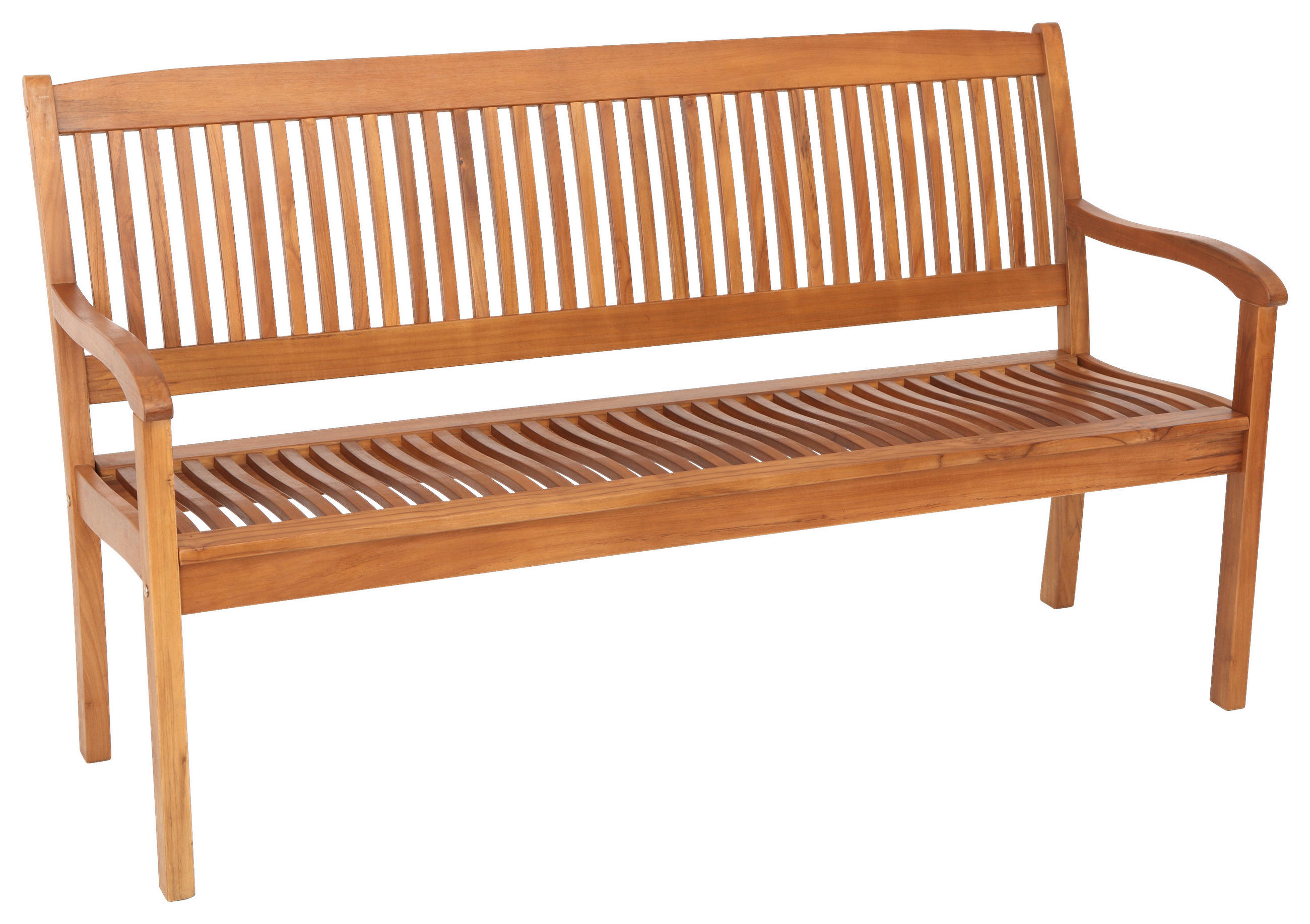 GARTENBANK 157/91/63,5 cm Eukalyptusholz - Naturfarben, KONVENTIONELL, Holz (157/91/63,5cm) - Gardenson