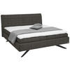 POLSTERBETT 180/200 cm  in Graubraun  - Weiss/Graubraun, Design, Holzwerkstoff/Kunststoff (180/200cm) - Dieter Knoll