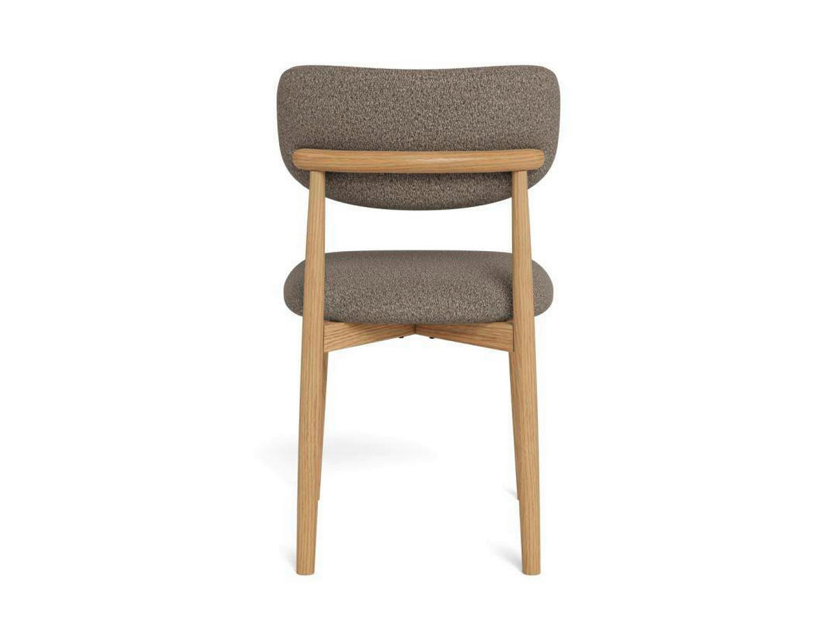 STUHL   Bouclé  Taupe  - Taupe/Eichefarben, KONVENTIONELL, Holz/Textil (45,5/79,5/51,5cm) - MID.YOU