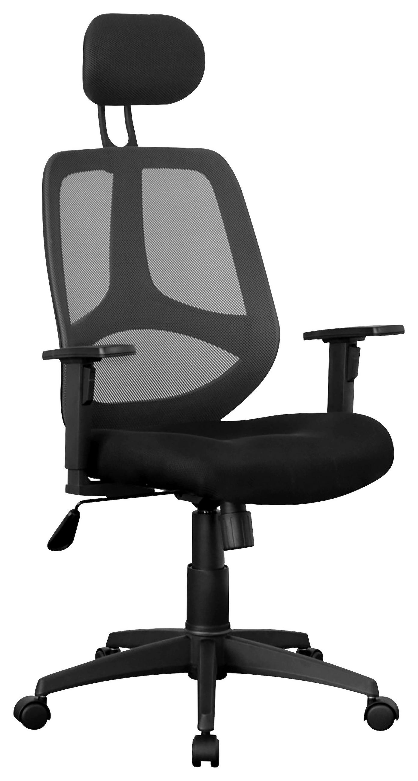DREHSTUHL Netzbespannung, Webstoff  - MODERN (61/127/57cm) - MID.YOU