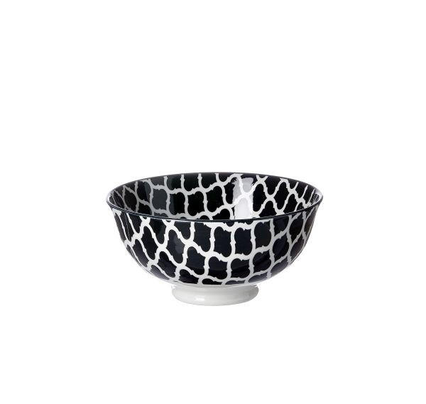 MISKA, keramika, 12 cm - bílá/černá, Trend, keramika (12cm) - Ritzenhoff Breker