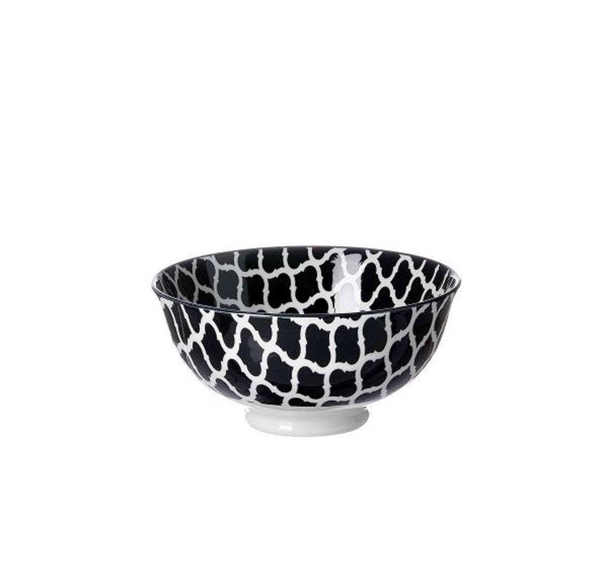 MISKA, keramika, 12 cm - bílá/černá, Trend, keramika (12cm) - Ritzenhoff Breker
