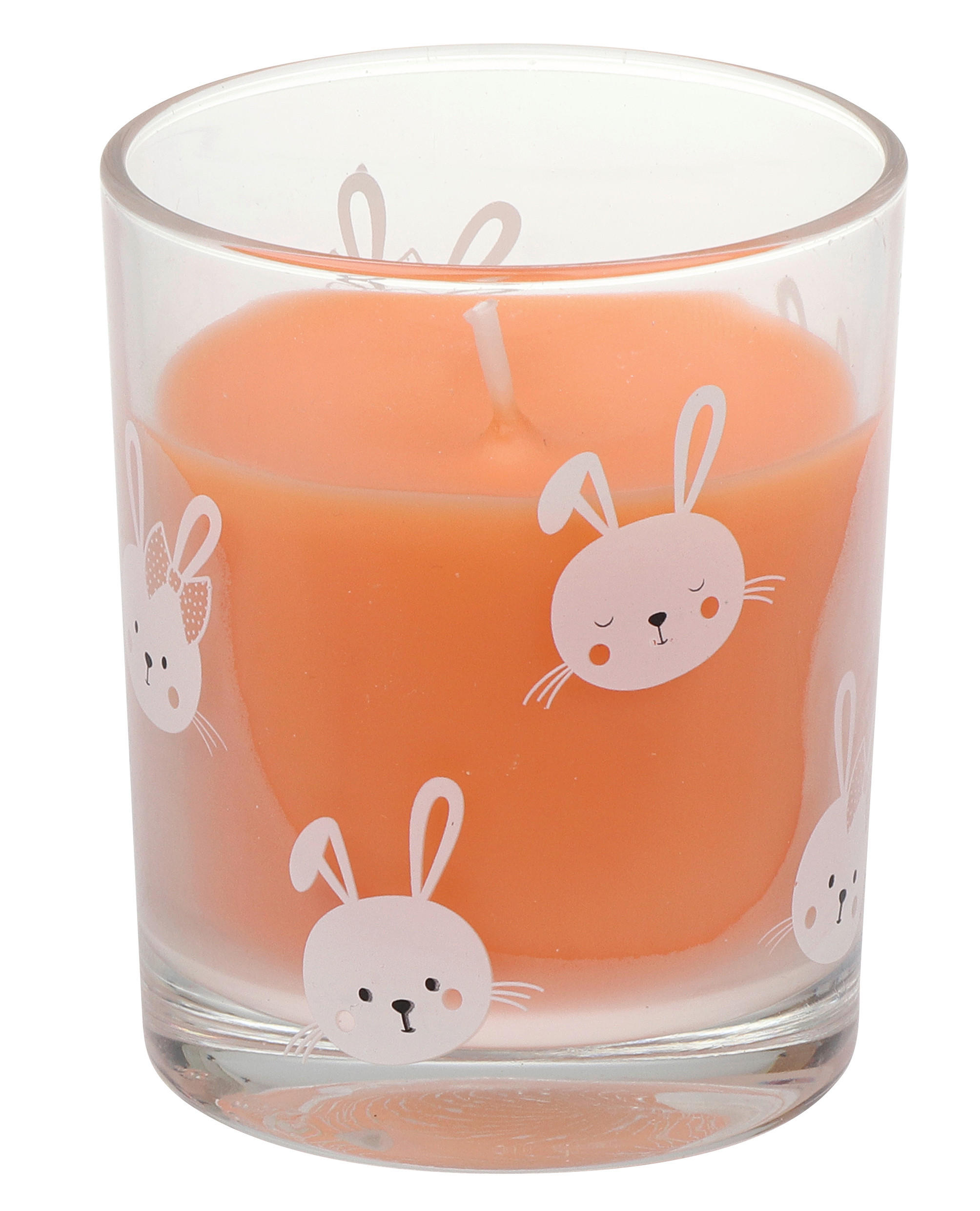 KERZE - Koralle/Lila, Basics, Naturmaterialien (6,5/7,9cm)
