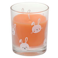 KERZE - Koralle/Lila, Basics, Naturmaterialien (6,5/7,9cm)