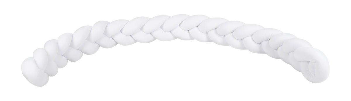 VAROVALNA ROLA ZA POSTELJICO  Trendy         spleteno  bela  - bela, Trend, tekstil (200cm) - Patinio