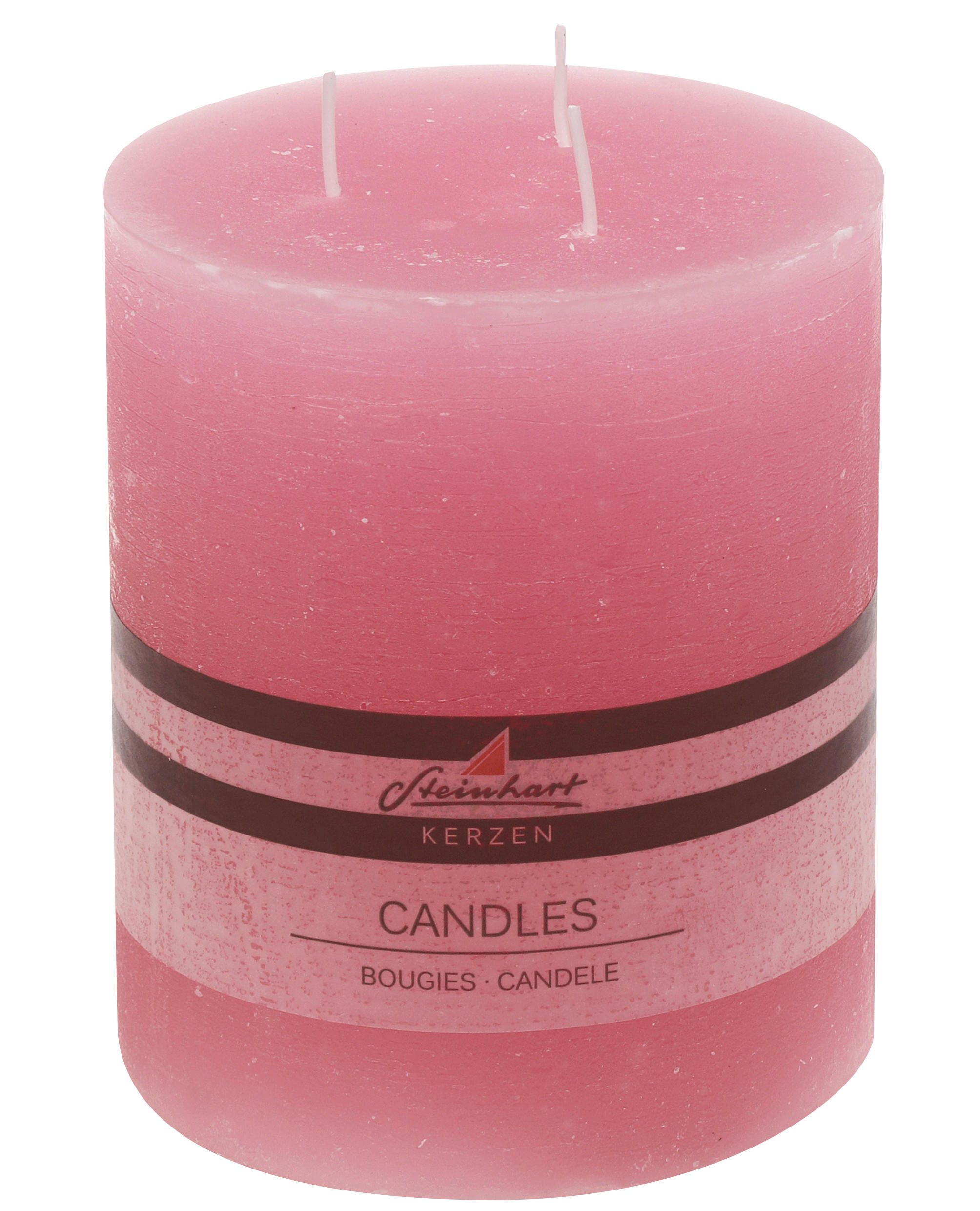 KERZE - Rosa, Basics, Paraffin (12,0/14,0cm)