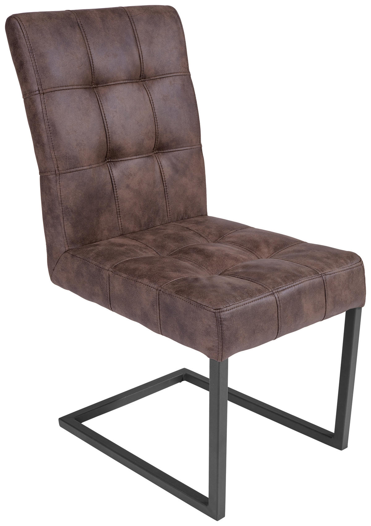 HOUPACÍ ŽIDLE, hnědá - antracitová/hnědá, Trend, kov/textil (42/91/62cm) - Carryhome