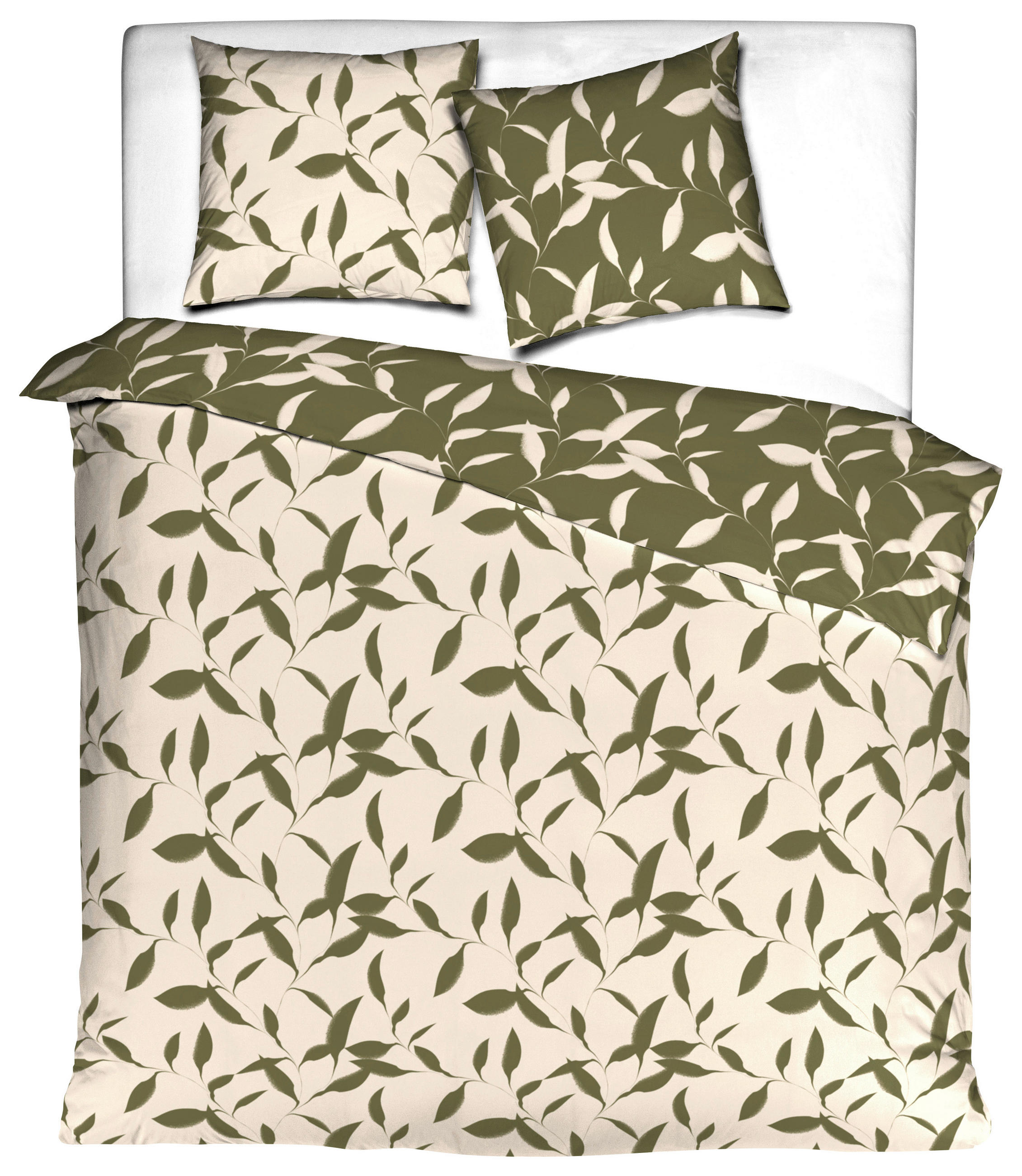 POVLEČENÍ, satén, zelená, 140/200 cm - zelená, Basics, textil (140/200cm) - MISTRAL