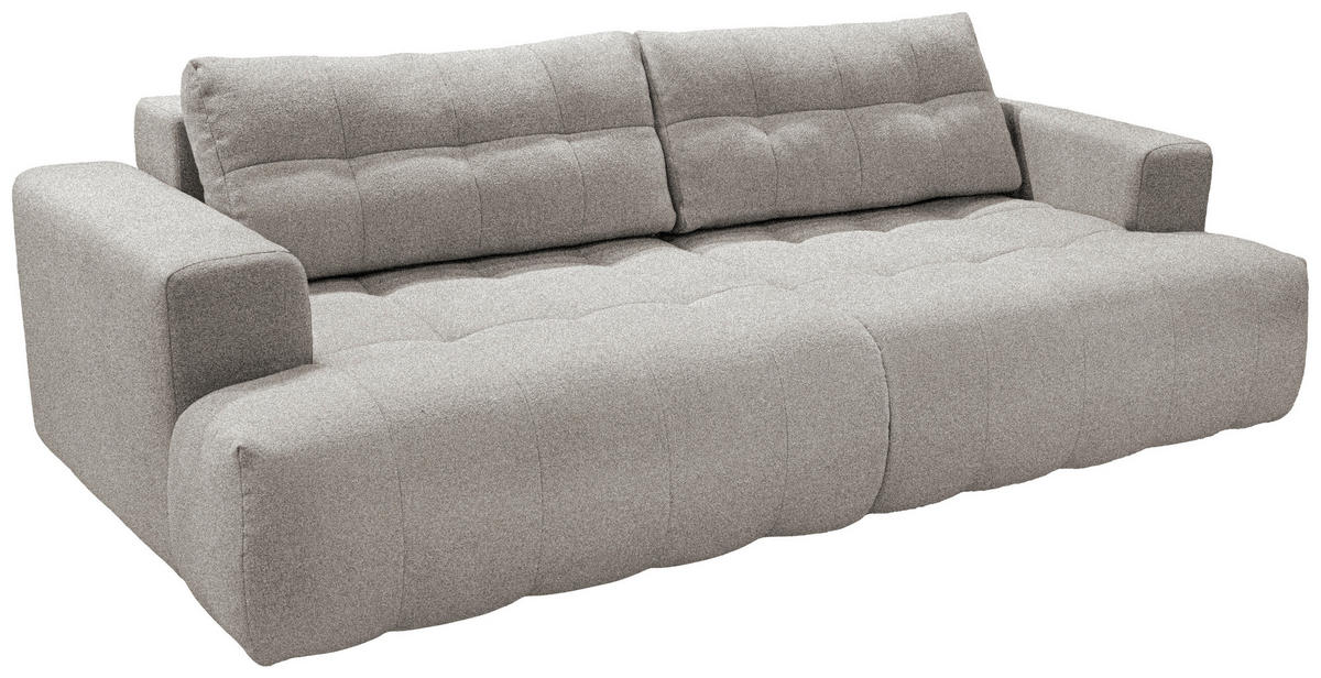 VEĽKÁ POHOVKA, plast, textil, kompozitné drevo, prírodná farba - čierna/prírodná farba, Konventionell, kompozitné drevo/textil (279/90/137cm) - Livetastic
