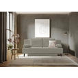 SCHLAFSOFA Spicy in Cord Taupe  - Taupe/Schwarz, MODERN, Textil/Metall (193/85/88cm) - Novel