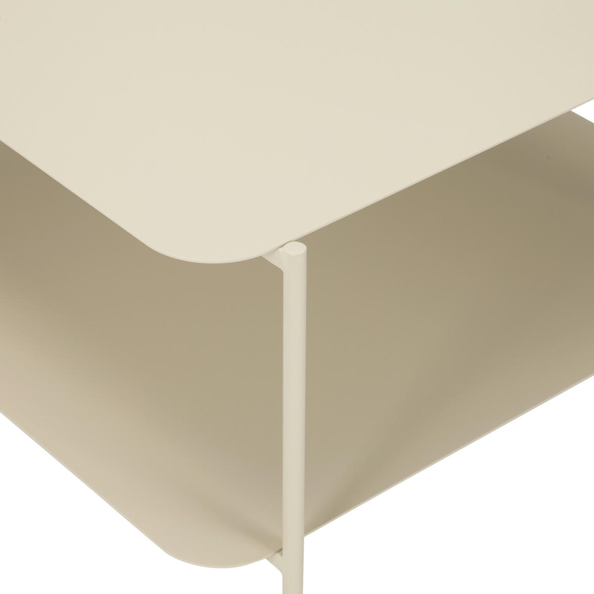 COUCHTISCH 73,4/70/40 cm quadratisch Kaschmir  - Kaschmir, Design, Metall (73,4/70/40cm) - Carryhome
