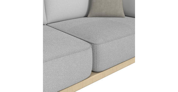 2-SITZER-SOFA Mari in Flachgewebe Taupe, Eschefarben, Sandfarben  - Sandfarben/Taupe, ROMANTIK / LANDHAUS, Holz/Textil (219/83/98cm) - Dieter Knoll