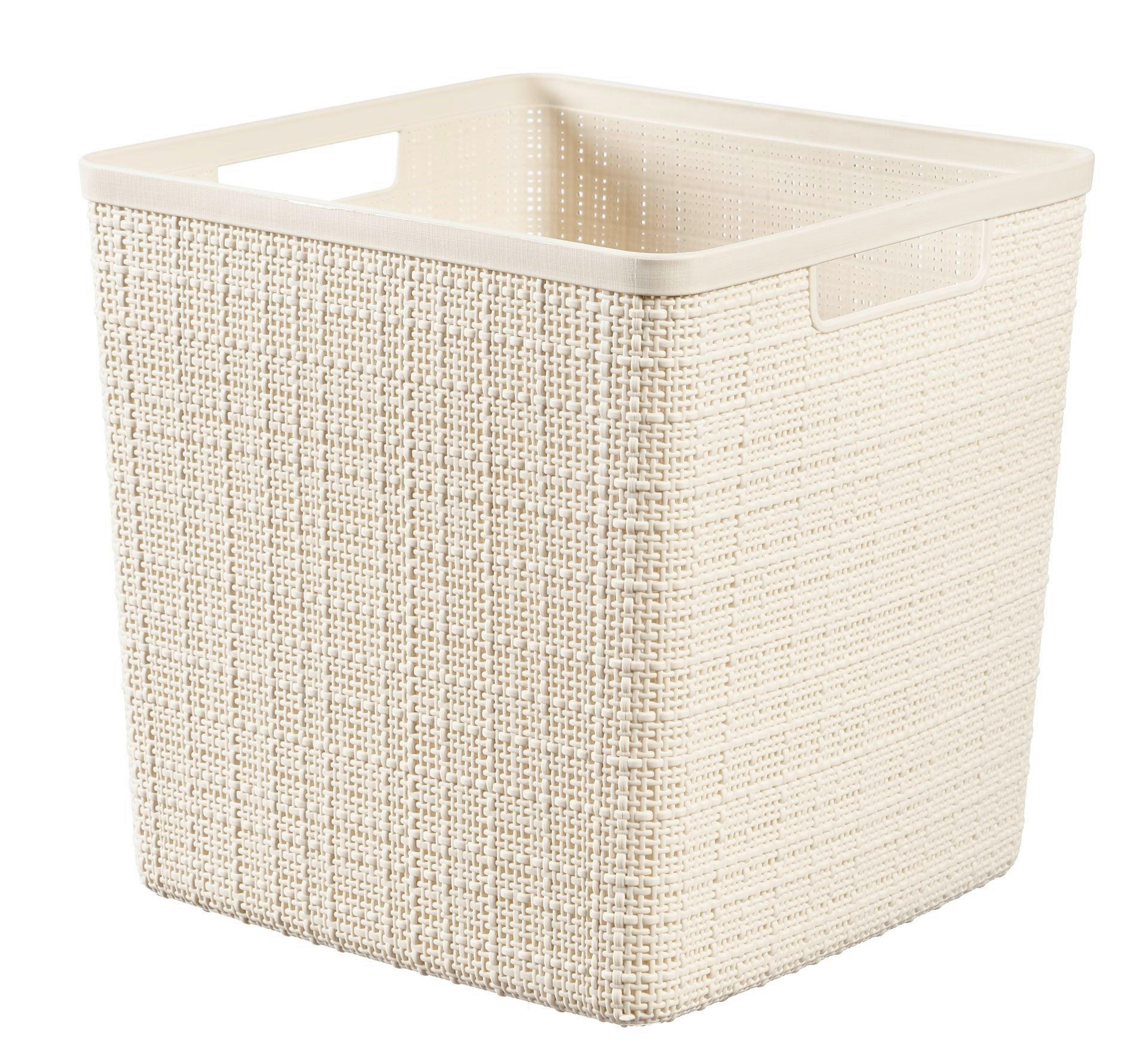 UNIVERZÁLNÍ KOŠÍK béžová - béžová, Basics, plast (28x28cm)
