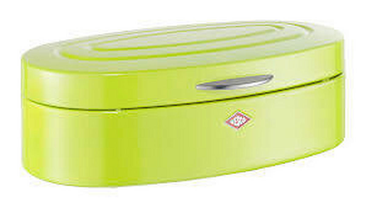 BROTKASTEN - Limette, Basics, Metall (26/41,5/14cm) - Wesco