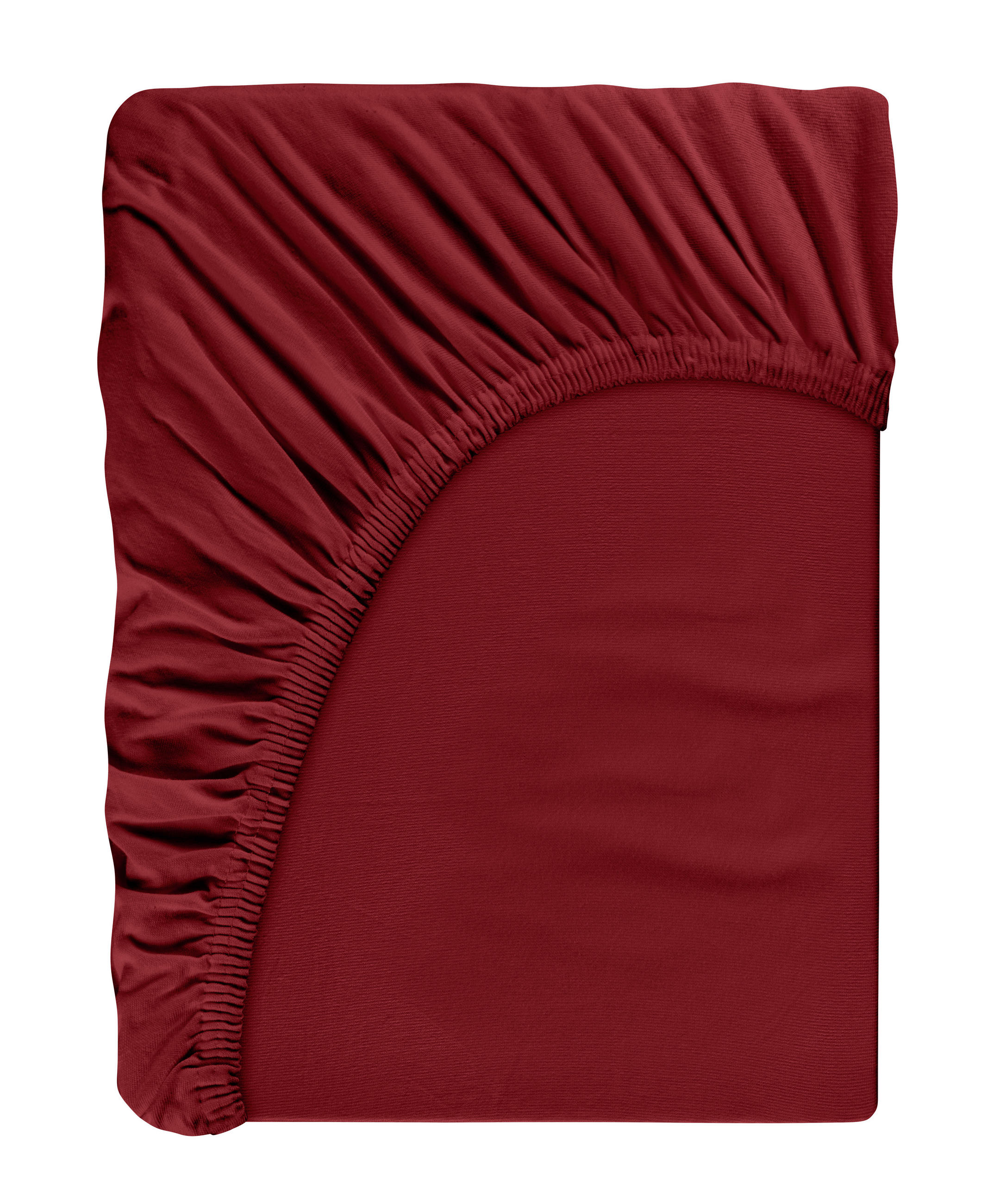SPANNBETTTUCH Flanell 90/200 cm  - Bordeaux, Textil (90/200cm) - Esposa