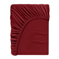 SPANNBETTTUCH Flanell 90/200 cm  - Bordeaux, Textil (90/200cm) - Esposa