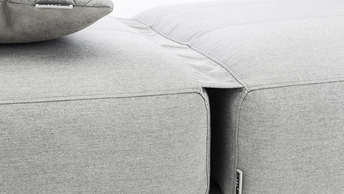 SONNENLIEGE 90/33/213 cm  - Silberfarben/Grau, Basics, Textil/Metall (90/33/213cm) - Kettler