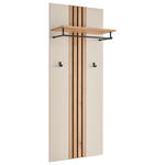 GARDEROBENPANEEL  in 60/151/30 cm  - Kaschmir/Eichefarben, Basics, Holzwerkstoff (60/151/30cm) - Xora