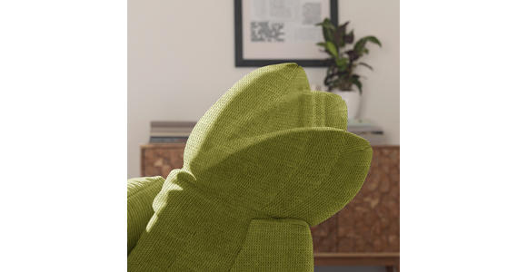 ECKSOFA in Mikrofaser Hellgrün  180/265 cm  - Chromfarben/Hellgrün, Design, Textil/Metall (180/265cm) - Carryhome