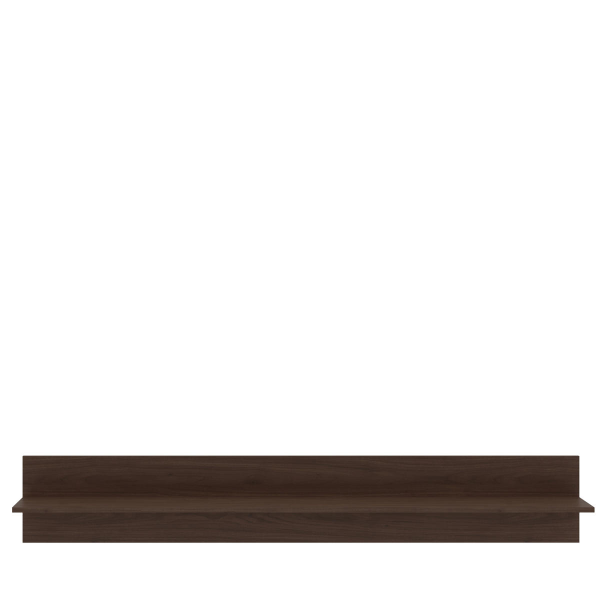 WANDBOARD Holzwerkstoff Walnussfarben  - Walnussfarben, Design, Holzwerkstoff (180/28/21,6cm) - MID.YOU