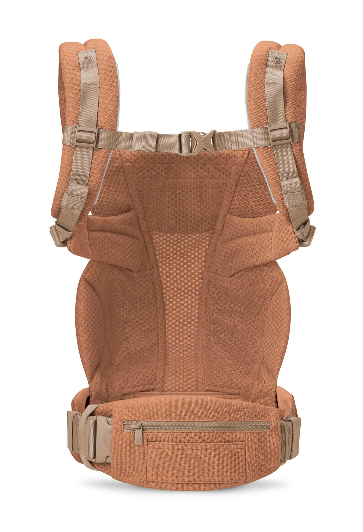 KENGUR NOSILJKA  Omni Deluxe Mesh  - braon-crvena, Osnovno, tekstil (26.5/27.5/14.8cm) - Ergo Baby