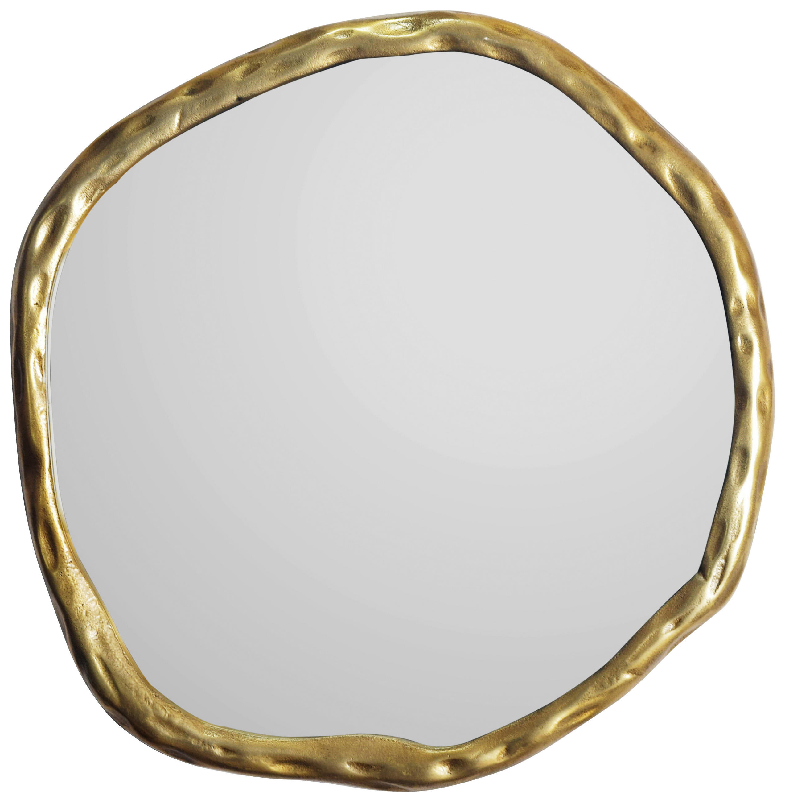 WANDSPIEGEL 60/60/3 cm - Goldfarben, Design, Glas/Metall (60/60/3cm) - MID.YOU