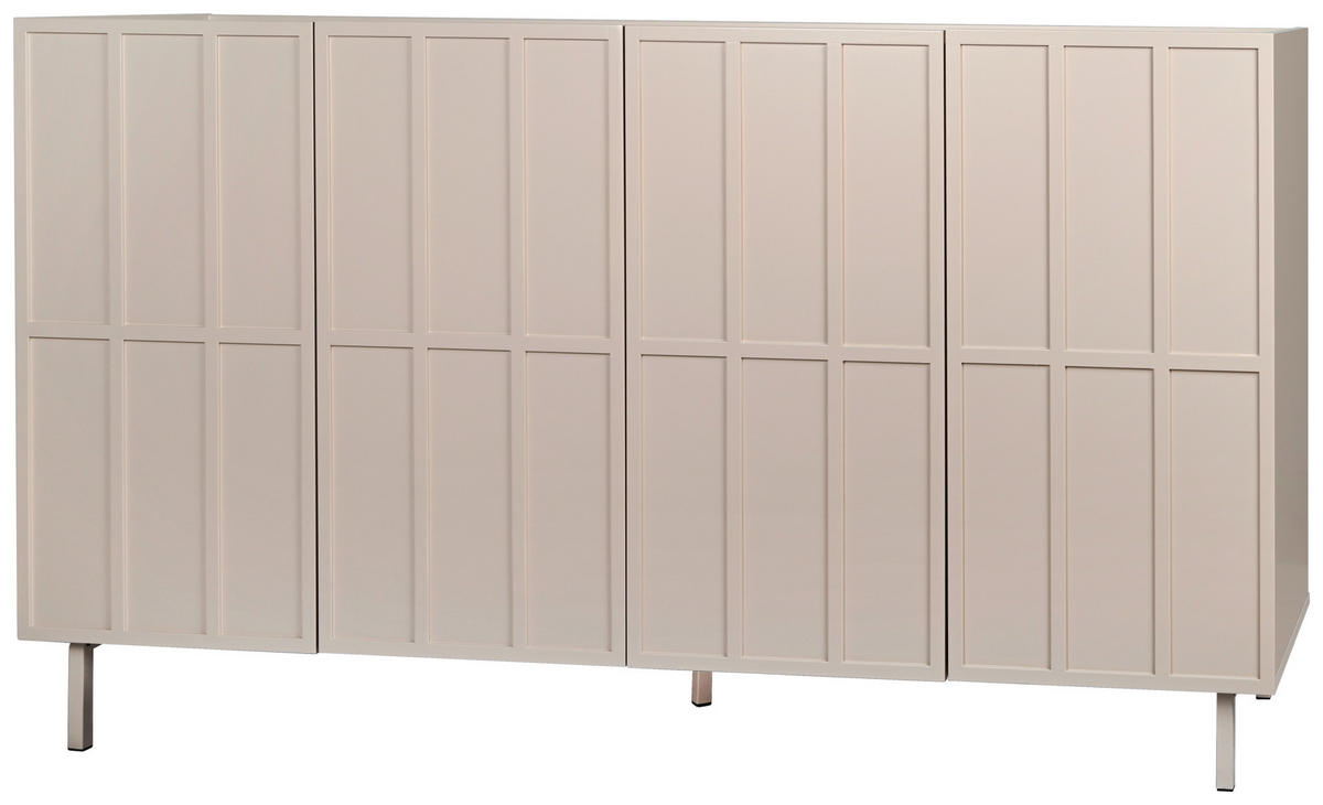 SIDEBOARD Velin  in 160/89/40 cm  - Braun, Design, Holzwerkstoff/Metall (160/89/40cm) - Livetastic