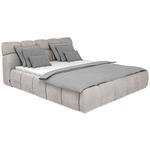 POLSTERBETT inkl. Bettkasten Lattenrost, Bettkasten Beige 180/200 cm  - Beige/Schwarz, Design, Holz/Kunststoff (180/200cm) - Esposa