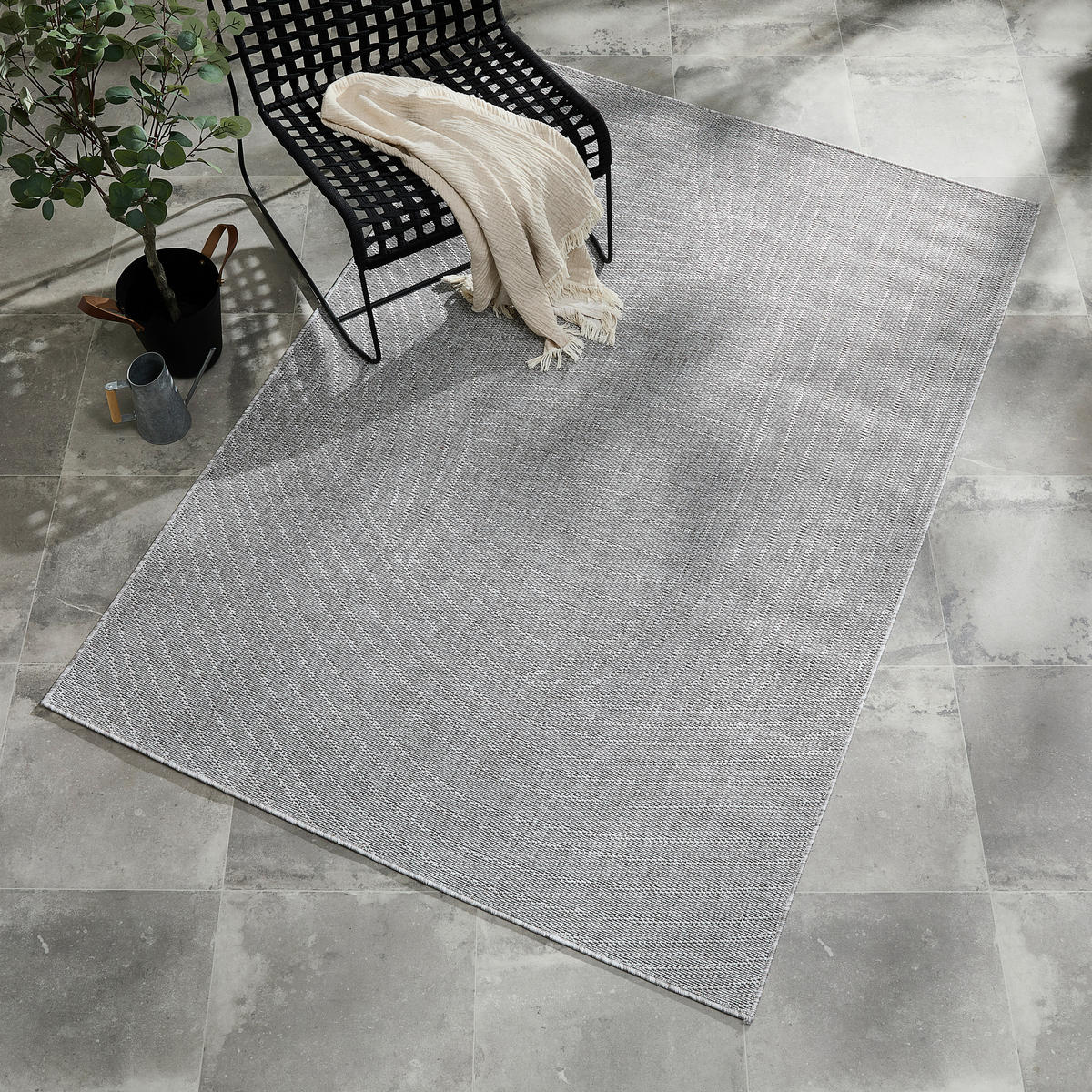 OUTDOORTEPPICH 240/340 cm Grau  - Grau, LIFESTYLE, Textil (240/340cm) - Ambia Garden