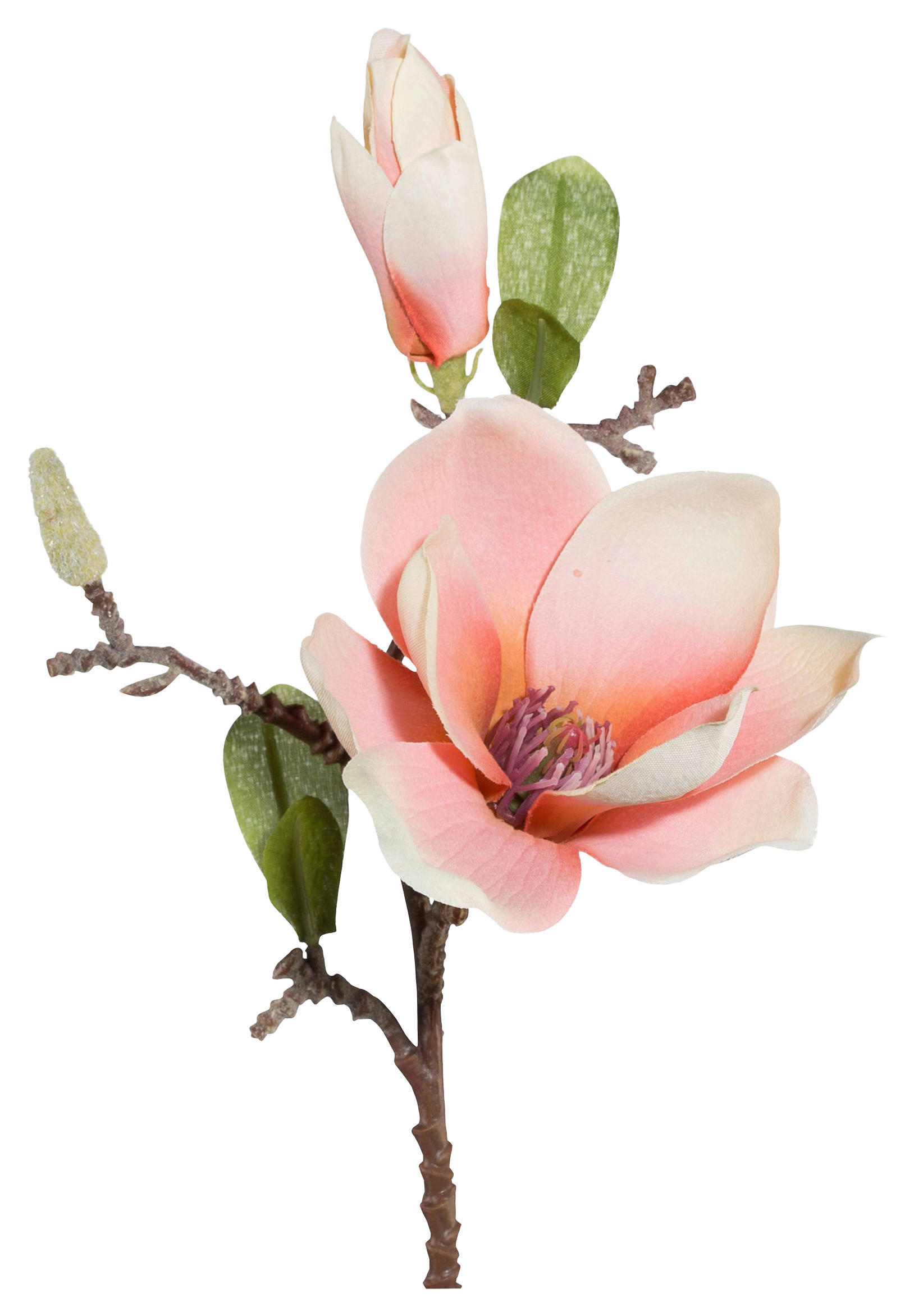 Kunstpflanze Magnolie Rosa L: 37 cm, Alea
