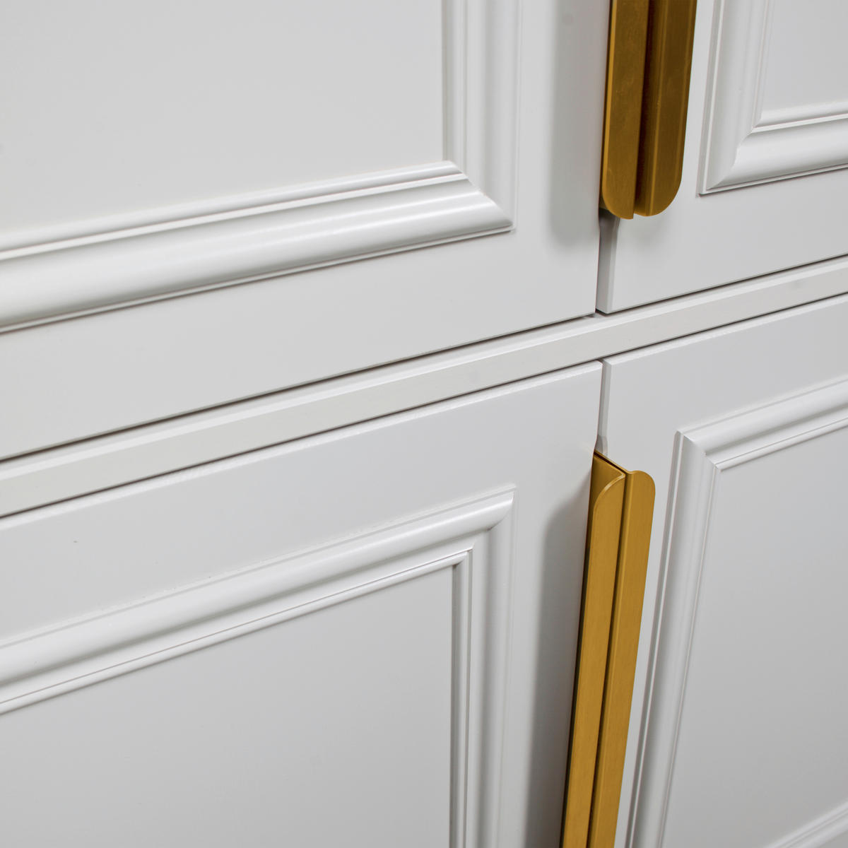 DREHTÜRENSCHRANK  in Grau  - Roségold/Grau, Basics, Holz/Metall (110/215/44cm) - MID.YOU