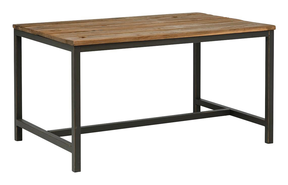 Esstisch in Holz, Metall 140/90/75 cm