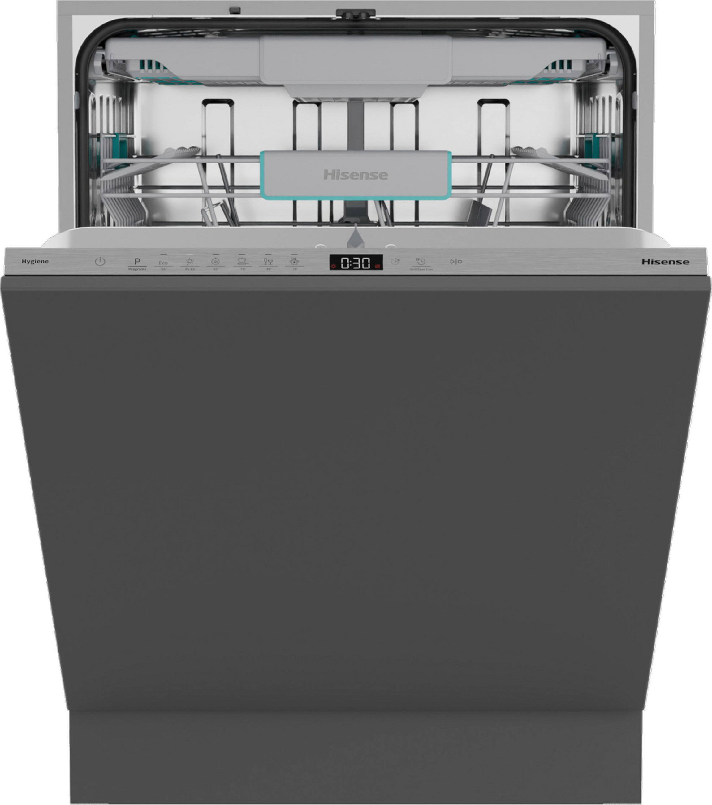 GESCHIRRSPÜLER HV16C  - Edelstahlfarben, Basics, Kunststoff/Metall (59,8/81,6/55,5cm) - Hisense