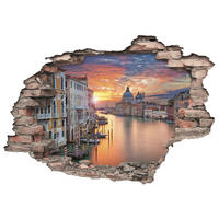 WANDTATTOO  50/70/0,10 cm    - Multicolor, KONVENTIONELL, Kunststoff (50/70/0,10cm)