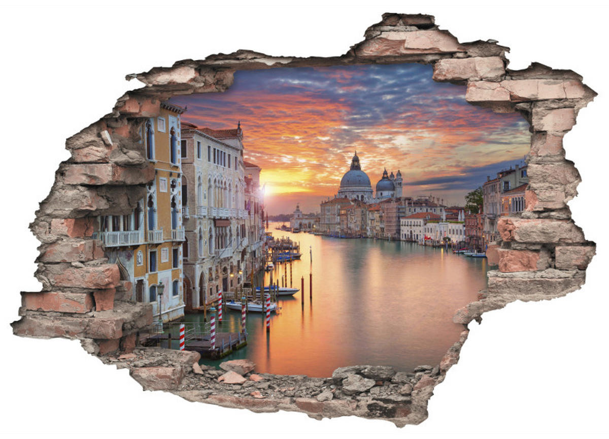 WANDTATTOO  50/70/0,10 cm    - Multicolor, KONVENTIONELL, Kunststoff (50/70/0,10cm)