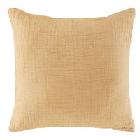 KISSENHÜLLE Musa 50/50 cm  - Gelb/Naturfarben, KONVENTIONELL, Textil (50/50cm) - Ambiente