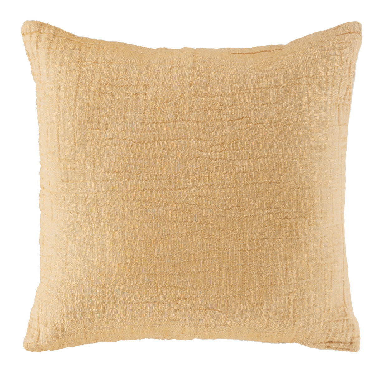 KISSENHÜLLE Musa 50/50 cm  - Gelb/Naturfarben, KONVENTIONELL, Textil (50/50cm) - Ambiente