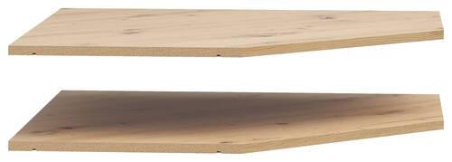 ROHOVÁ POLICE, dub artisan, 96/1,5/74 cm - dub artisan, Moderní, kompozitní dřevo (96/1,5/74cm) - Carryhome