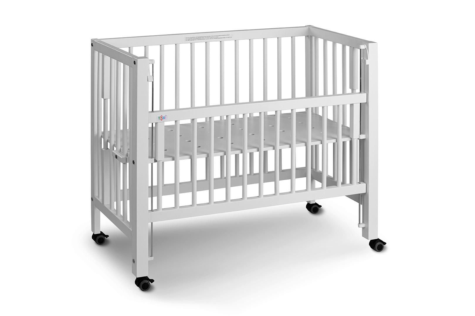 tiSsi Beistellbett Sophie Weiß 94x46x42 cm