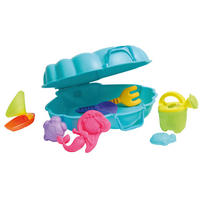 WASSERSPIELZEUG SAND- U. WASSERMUSCHEL MINI 46CM  - Türkis, Basics, Kunststoff (46cm)