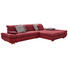 WOHNLANDSCHAFT in Textil Bordeaux, Rot - Eichefarben/Bordeaux, Natur, Holz/Textil (341/204cm) - Xora WOHNLANDSCHAFT in Textil Bordeaux, Rot - Eichefarben/Bordeaux, Natur, Holz/Textil (341/204cm) - Xora
