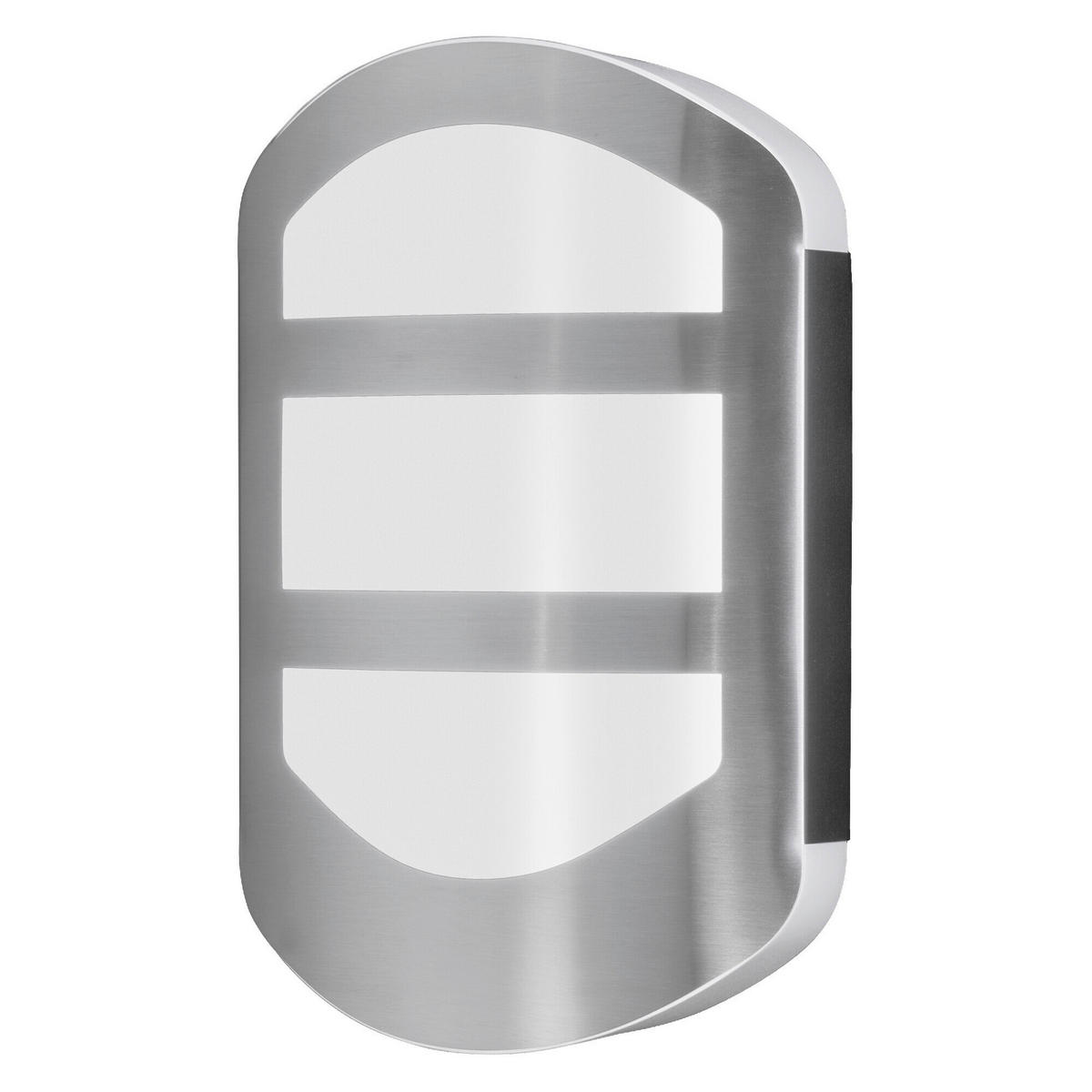 LED-AUßENLEUCHTE 5,4/18/28 cm   - Edelstahlfarben, Basics, Kunststoff/Metall (5,4/18/28cm) - Osram