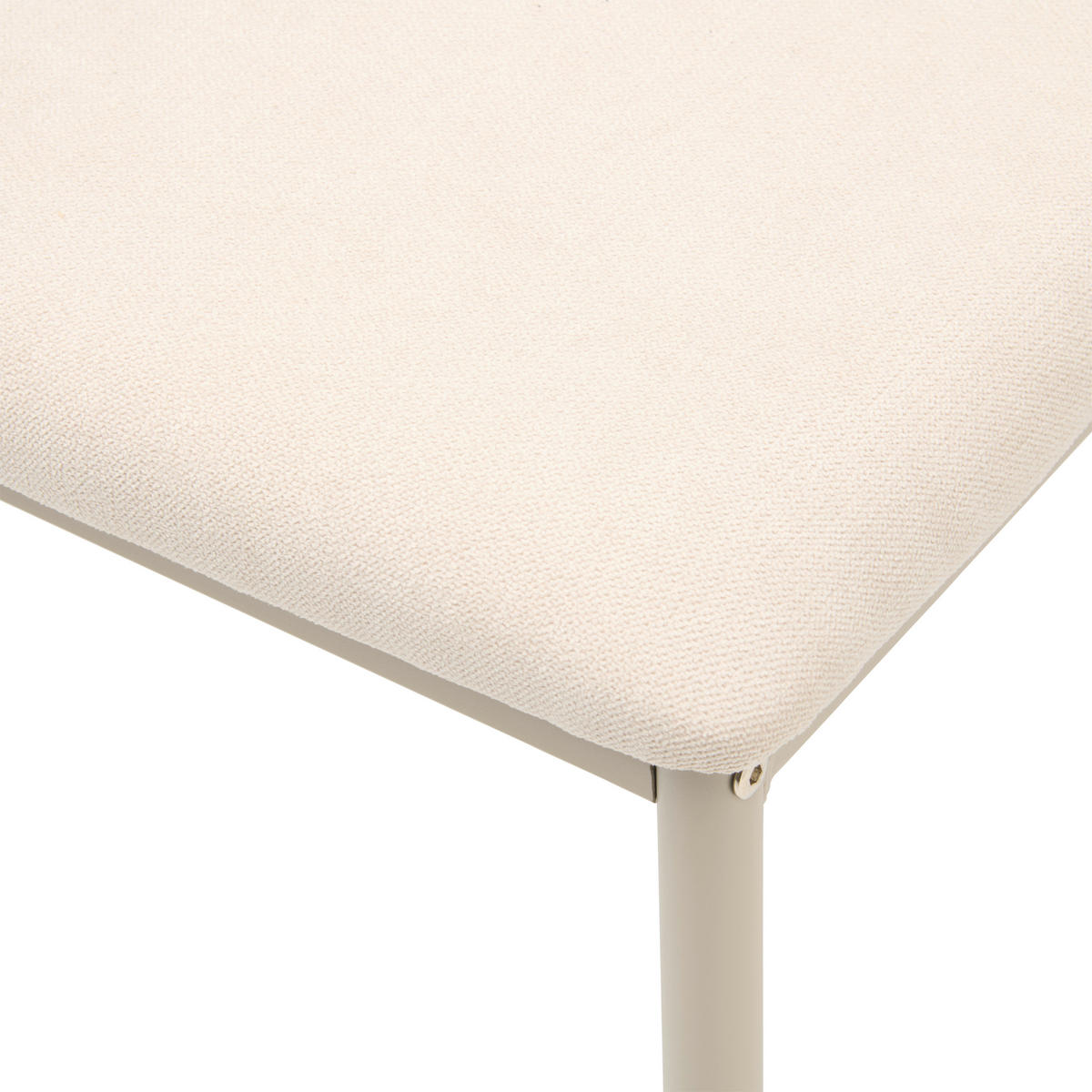 STUHL Mikrofaser Champagner, Beige  - Champagner/Beige, KONVENTIONELL, Textil/Metall (43/93/54cm) - MID.YOU