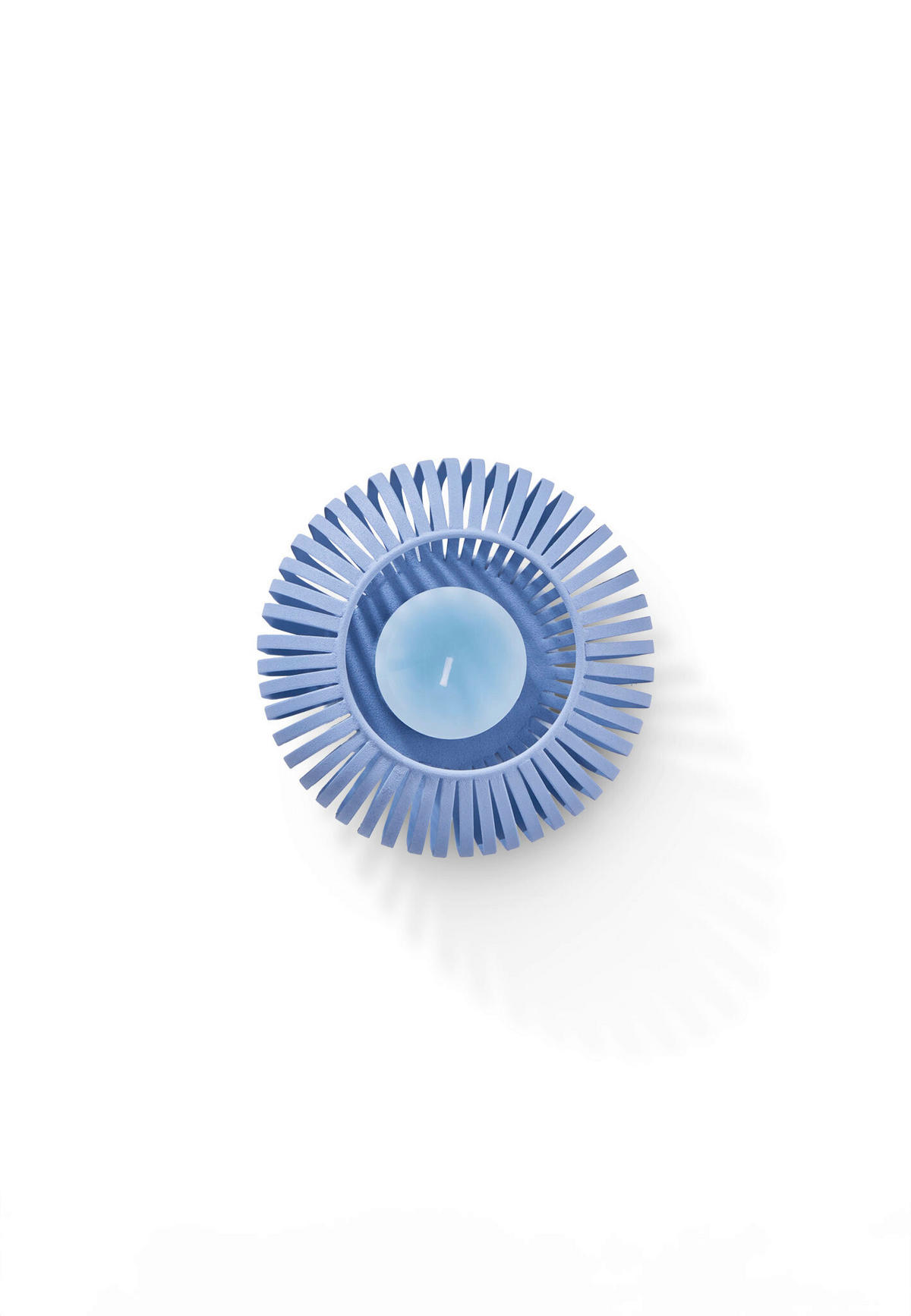 LATERNE - Pastellblau, Basics, Metall (20,5/23cm) - FYNCH-HATTON